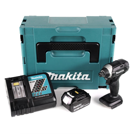 Makita DTD 152 RF1J B 18 V Li-Ion Akku Schlagschrauber Sonderausgabe in schwarz im Makpac + 1 x BL 1830 3,0 Ah Akku + DC 18 RC Ladegerät - Toolbrothers