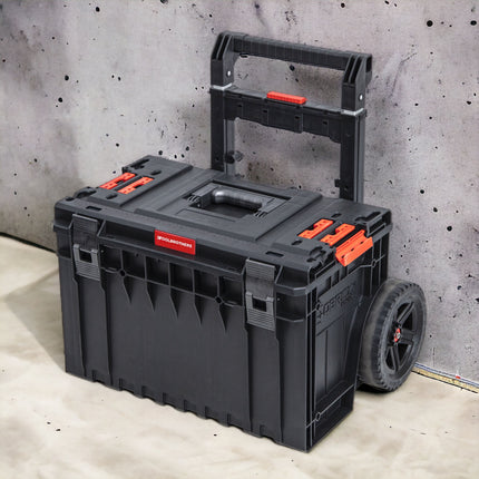 Toolbrothers RHINO XXL Cart Plus ECO - Valigia portautensili mobile 52 l IP66 con doppio manico telescopico