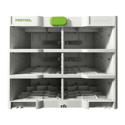 Festool SYS3-RK/6 M 337 Systainer 3 Rack 396 x 296 x 337 mm ( 577807 ) para todas las variantes de Systainer SYS3 S 76