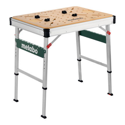 Metabo MWB 100 Table multifonctions ( 626991000 ) établi mobile plateau robuste en MDF