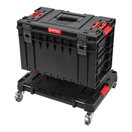 Qbrick System ONE Piattaforma di trasporto 2.0 Workshop 625 x 503 x 160 mm 120 kg con ruote girevoli in metallo e freno