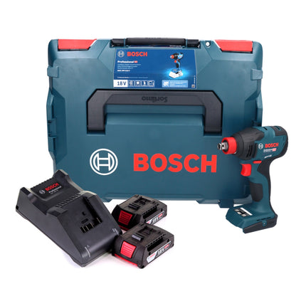 Bosch GDX 18V-210 C Professional cordless impact wrench 18 V 210 Nm brushless + 2x rechargeable battery 2.0 Ah + charger + L-Boxx