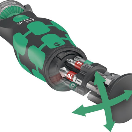 Set di chiavi a bussola Wera 8009 Zyklop Pocket Set 3 ( 8002931221 ) 27 pezzi 3/8 ″ + 1/4 ″