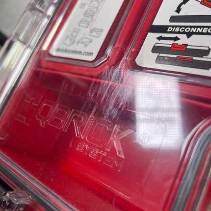 Qbrick System PRO Organizer 200 RED ULTRA HD stapelbar Beschaedigt 4 - toolbrothers