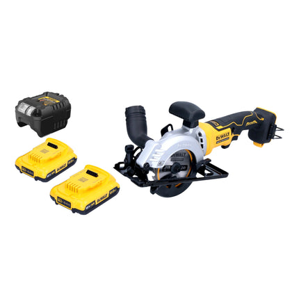 DeWalt DCS 571 D2 Akku Handkreissaege 18 V 115 mm Brushless 2x Akku 2 0 Ah Ladegeraet 0 - toolbrothers