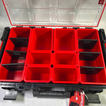 Qbrick System ONE Organizer XL 2 0 stapelbar 582 x 387 x 131 mm 13 5 l IP66 mit 6 Inlays und 6 Trennwaende Beschaedigt 2 - toolbrothers