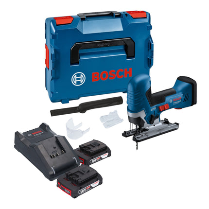 Bosch GST 18V 125 S Professional Akku Stichsaege 18 V 125 mm Brushless 2x Akku 2 0 Ah Ladegeraet L Boxx 0 - toolbrothers