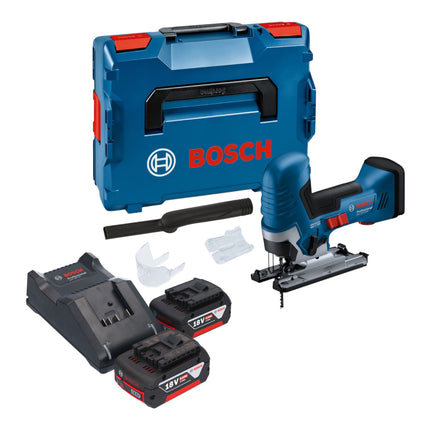 Bosch GST 18V 125 S Professional Akku Stichsaege 18 V 125 mm Brushless 2x Akku 5 0 Ah Ladegeraet L Boxx 0 - toolbrothers