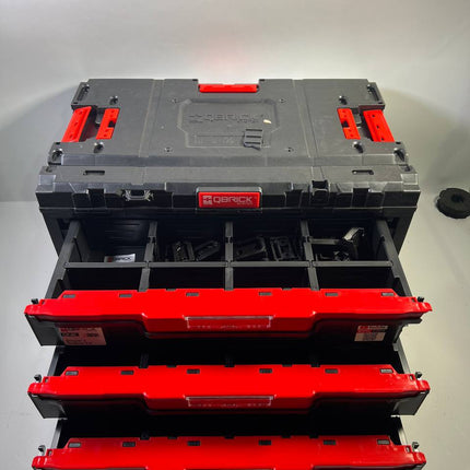 Qbrick System ONE Drawer 3 Toolbox 2 0 Werkzeugbox 587 x 380 x 340 mm 27 l mit drei Schubladen Beschaedigt 0 - toolbrothers