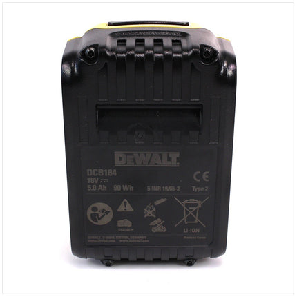 Dewalt DCB 184 battery 18 V 5 Ah / 5000 mAh XR Li-Ion
