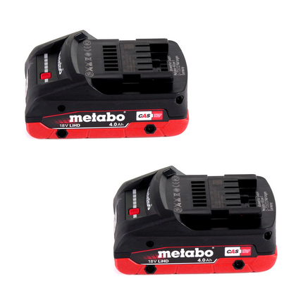 Metabo Power 160-5 18 LTX BL OF cordless compressor 18 V 8.0 bar brushless + 2x LiHD battery pack 4.0 Ah + charger