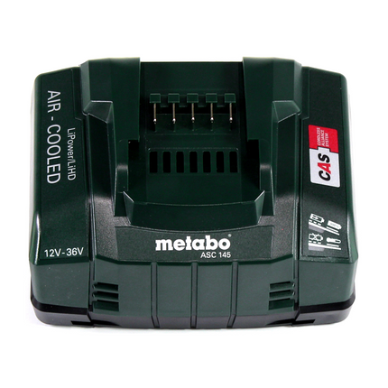 Metabo Power 160-5 18 LTX BL OF cordless compressor 18 V 8.0 bar brushless + 2x LiHD battery pack 4.0 Ah + charger