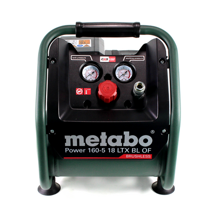 Metabo Power 160-5 18 LTX BL OF cordless compressor 18 V 8.0 bar brushless + 2x LiHD battery pack 5.5 Ah + charger