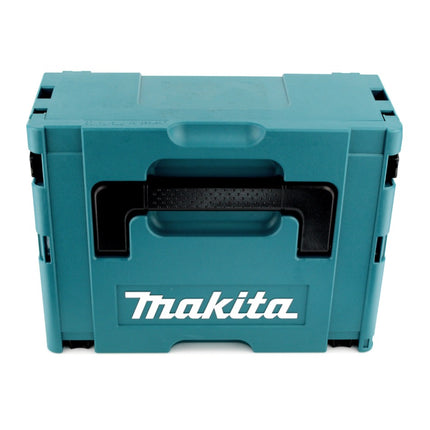 Makita DDF 458 T1J W Taladro atornillador inalámbrico 18 V 91 Nm blanco + 1x batería 5,0 Ah + Makpac - sin cargador