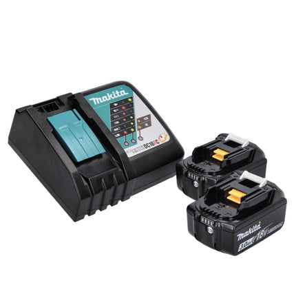 Makita DUB 185 RF soffiatore a batteria 18 V + 2x batteria ricaricabile 3,0 Ah + caricatore