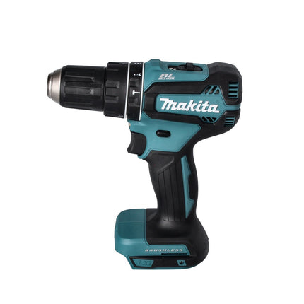 Taladro de percusión sin cable Makita DHP 485 RF1 18 V 50 Nm sin escobillas + 1x batería recargable 3,0 Ah + cargador