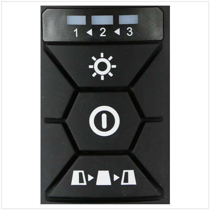 Lampe LED sans fil Makita DML 810 RG 18 / 36 V ( 2 x 18 V ) 5500 lm IP54 + 2 batteries 6,0 Ah + chargeur