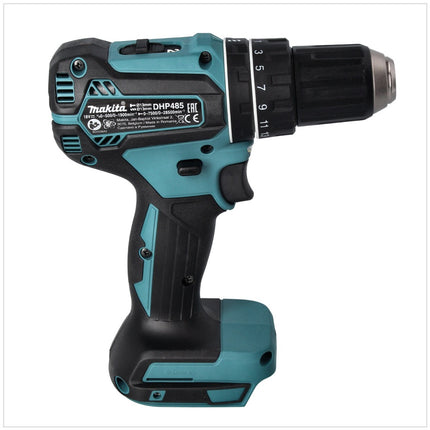 Taladro de percusión sin cable Makita DHP 485 T1 18 V 50 Nm sin escobillas + 1x batería recargable 5,0 Ah - sin cargador