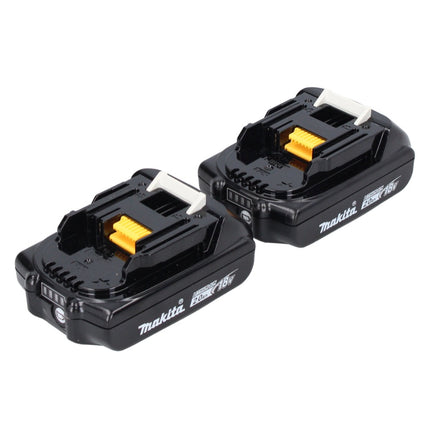 Makita cordless power set 18 V with 2x BL 1820 B rechargeable battery 2.0 Ah ( 2x 197254-9 )
