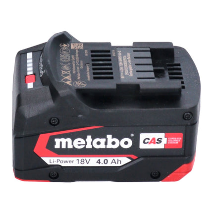 Metabo basic set 2x Li-Power battery pack 18 V 4.0 Ah CAS Li-Ion battery ( 2x 625027000 ) + ASC 145 quick charger ( 627378000 )
