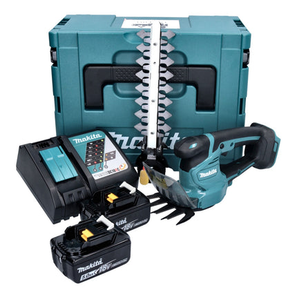 Makita DUM 111 RTXJ tijeras de podar sin cable 18 V + 2x batería recargable 5,0 Ah + cargador + Makpac