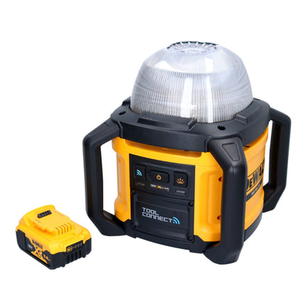 DeWalt DCL 074 Rechargeable construction site spotlight Spotlight 18 V 5000 lm 4000 Kelvin + 1x rechargeable battery 5.0 Ah - without charger