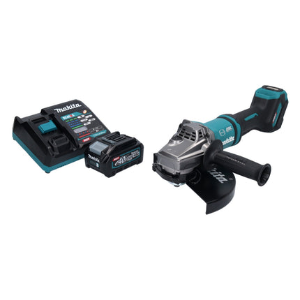 Amoladora angular a batería Makita GA 038 GM1 40 V máx. 230 mm sin escobillas XGT + 1 batería de 4,0 Ah + cargador