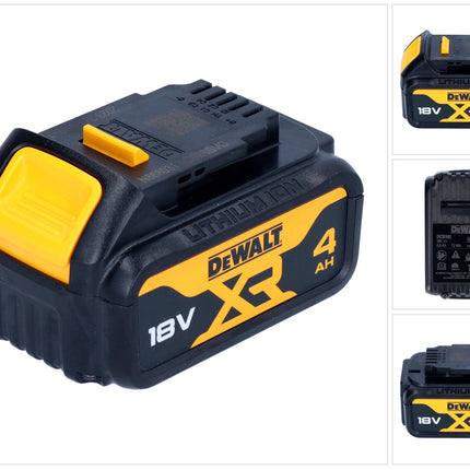 DeWalt DCB 182 Akkupack 18 V 4,0 Ah / 4000 mAh XR Li-Ion Akku - mit Ladestandanzeige