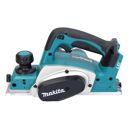 Makita DKP 180 RTJ cordless planer 18 V 82 mm + 2x rechargeable battery 5.0 Ah + charger + Makpac