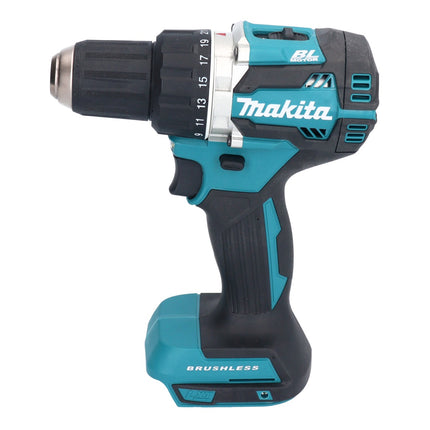 Makita DDF 484 RTX1 taladro atornillador inalámbrico 18 V 54 Nm + 2x baterías 5,0 Ah + cargador + set de accesorios 74 piezas + maletín