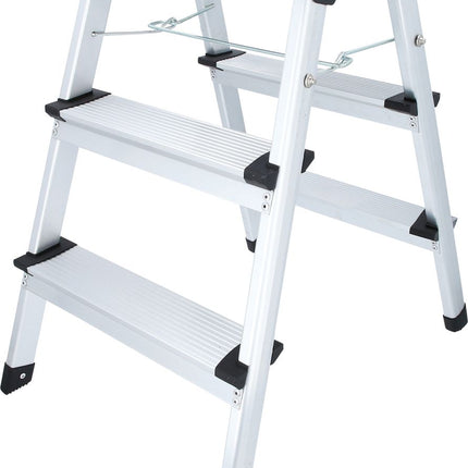 KS TOOLS Aluminium-Stufen-Stehleiter ( 800.0965 ) - Toolbrothers