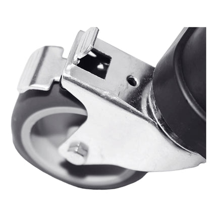 Qbrick System ONE Transport Platform stackable 745 x 510 x 180 mm with metal swivel wheels and brake