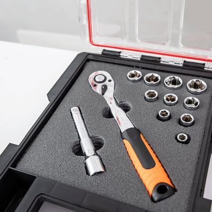 Qbrick System ONE Organiser M Plus MFI impilabile 364 x 264 x 106 mm 4 l IP66 con inserto in schiuma