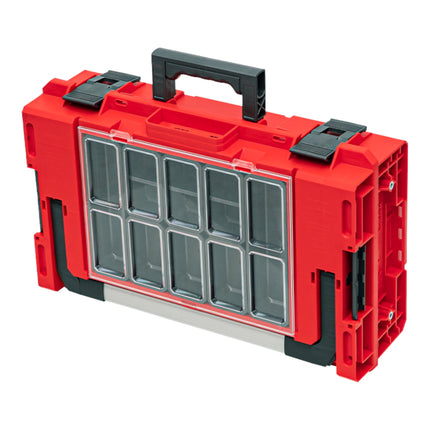 Qbrick System ONE 200 2.0 Expert RED ULTRA HD Custom Mallette à outils modulaire organisateur 585 x 385 x 190 mm 15,4 l empilable IP66