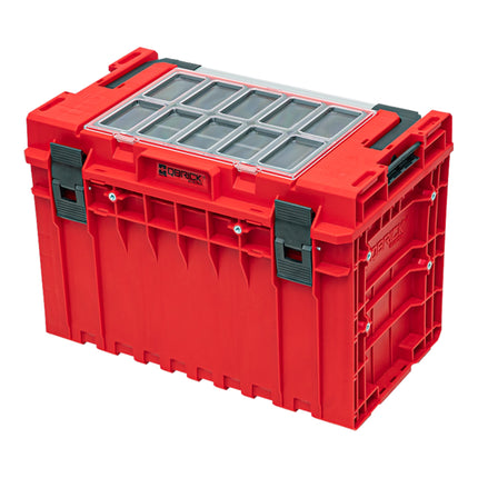 Qbrick System ONE 450 2.0 Expert RED ULTRA HD Custom Werkzeugkoffer modularer Organizer 585 x 385 x 420 mm 52 l stapelbar IP66