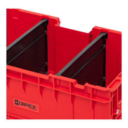 Qbrick System ONE Box 2.0 Plus RED ULTRA HD Custom stackable container 576 x 359 x 237 mm 35 l stackable