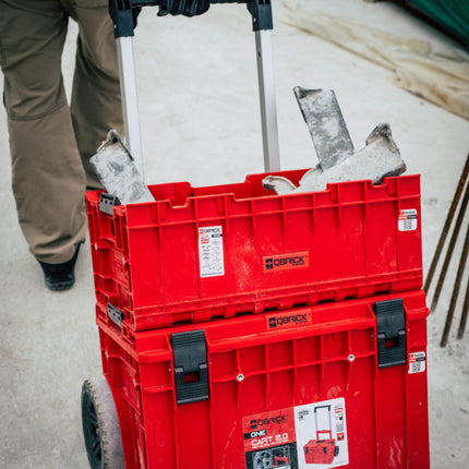 Qbrick System ONE Box 2.0 Plus RED ULTRA HD Custom stackable container 576 x 359 x 237 mm 35 l stackable