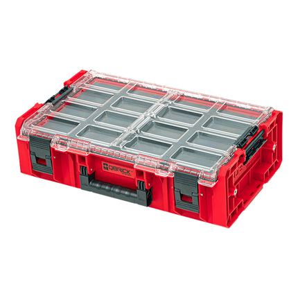 Qbrick System ONE Organizador 2XL 2.0 MFI RED ULTRA HD apilable 582 x 387 x 131 mm 13,5 l IP66 con inserto de espuma