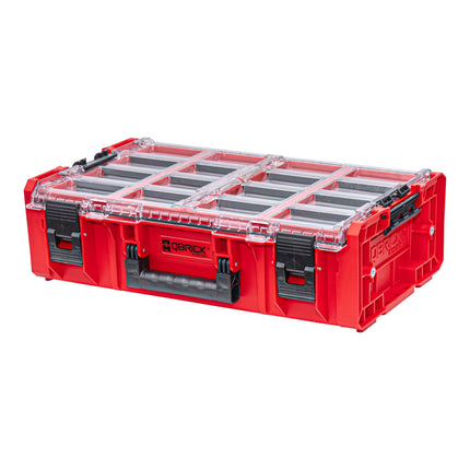 Qbrick System ONE Organizador 2XL 2.0 MFI RED ULTRA HD apilable 582 x 387 x 131 mm 13,5 l IP66 con inserto de espuma