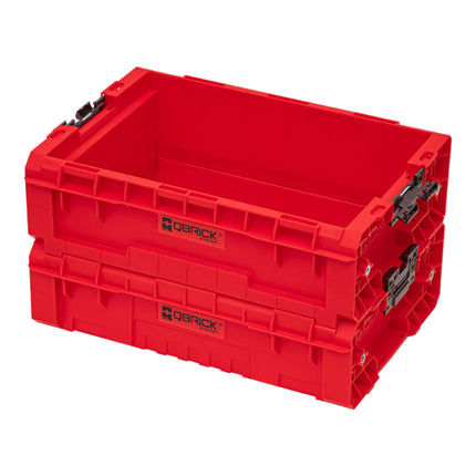 Qbrick System PRO Box 130 2.0 RED ULTRA HD Contenitore impilabile personalizzato 450 x 310 x 151 mm 9 l impilabile