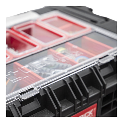 Qbrick System PRIME Toolbox 250 Expert con organizador apilable 535 x 327 x 277 mm 26l IP66 con 10 separadores + 5 inserciones