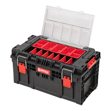 Qbrick System PRIME Toolbox 250 Expert con organizador apilable 535 x 327 x 277 mm 26l IP66 con 10 separadores + 5 inserciones