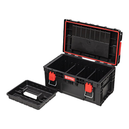 Qbrick System PRIME Toolbox 250 Expert con organizador apilable 535 x 327 x 277 mm 26l IP66 con 10 separadores + 5 inserciones