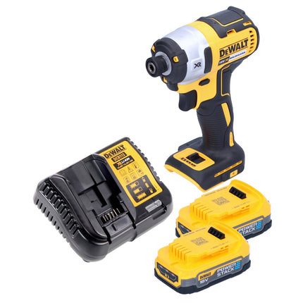 DeWalt DCF 887 E2 cordless impact wrench 18 V 205 Nm 1/4" brushless + 2x rechargeable battery 1.7 Ah + charger