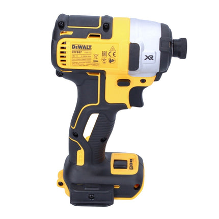 DeWalt DCF 887 E2 cordless impact wrench 18 V 205 Nm 1/4" brushless + 2x rechargeable battery 1.7 Ah + charger