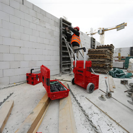 Toolbrothers RHINO XXL Cart Plus ULTRA - Maletín de herramientas móvil 52 l IP66 con doble asa telescópica