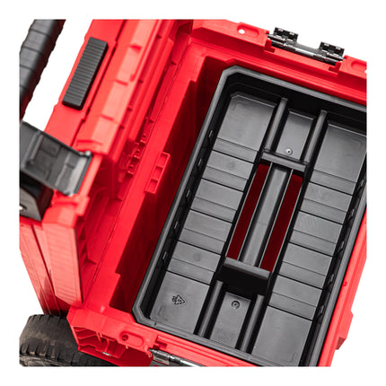 Qbrick System PRO Cart 2.0 Plus RED ULTRA HD stackable 490 x 415 x 660 mm 29 l IP54 removable double telescopic handle