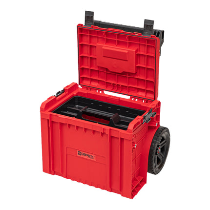 Qbrick System PRO Cart 2.0 Plus RED ULTRA HD stackable 490 x 415 x 660 mm 29 l IP54 removable double telescopic handle