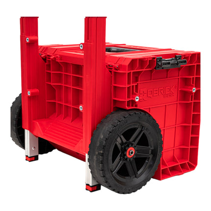 Qbrick System PRO Cart 2.0 Plus RED ULTRA HD stackable 490 x 415 x 660 mm 29 l IP54 removable double telescopic handle