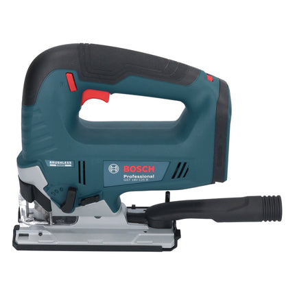 Bosch GST 18V-125 B Professional Sierra de calar a batería 18 V 125 mm sin escobillas + 1 batería de 5,0 Ah - sin cargador